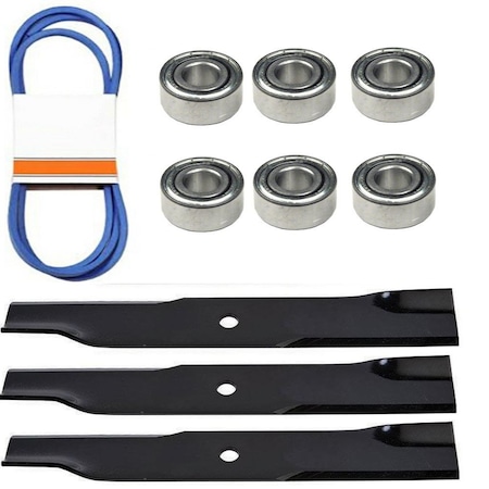 Aic Replacement Parts Deck Kit Bearings Blades Belt Fits John Deere 50 mower 300 316 317 318 322 332 050581-BELT-BEARING